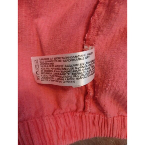 vintage 90s Blank Boxy Corduroy Hoodie sz L 1990s Russell Like. Oversized - Picture 8 of 16